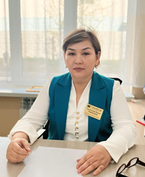 Тушегенова Лаззат Намияловна Директордың оқу ісі жөніндегі орынбасары